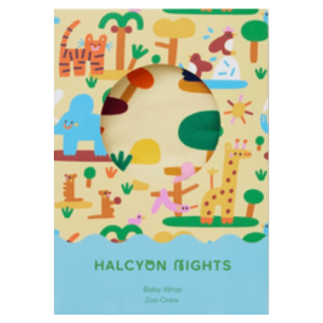 Halcyon Nights One Size Baby Wrap - Zoo Crew
