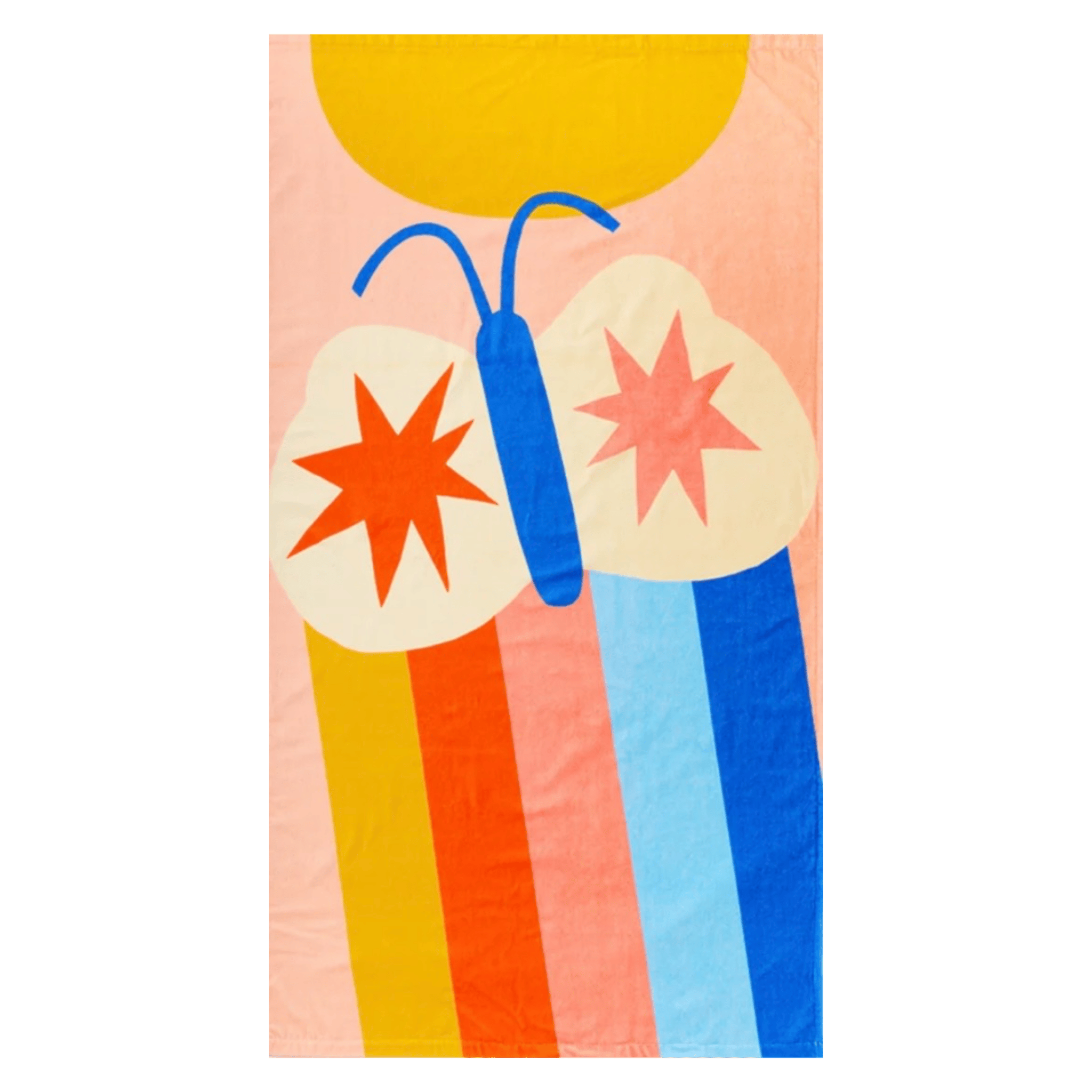 Halcyon Nights One Size Beach Towel - Flutterby