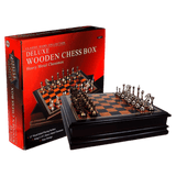 Hansen 8 Plus Deluxe Wooden Chess Box