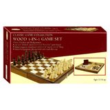 Hansen 8 Plus Wood 3-in-1 Game Set