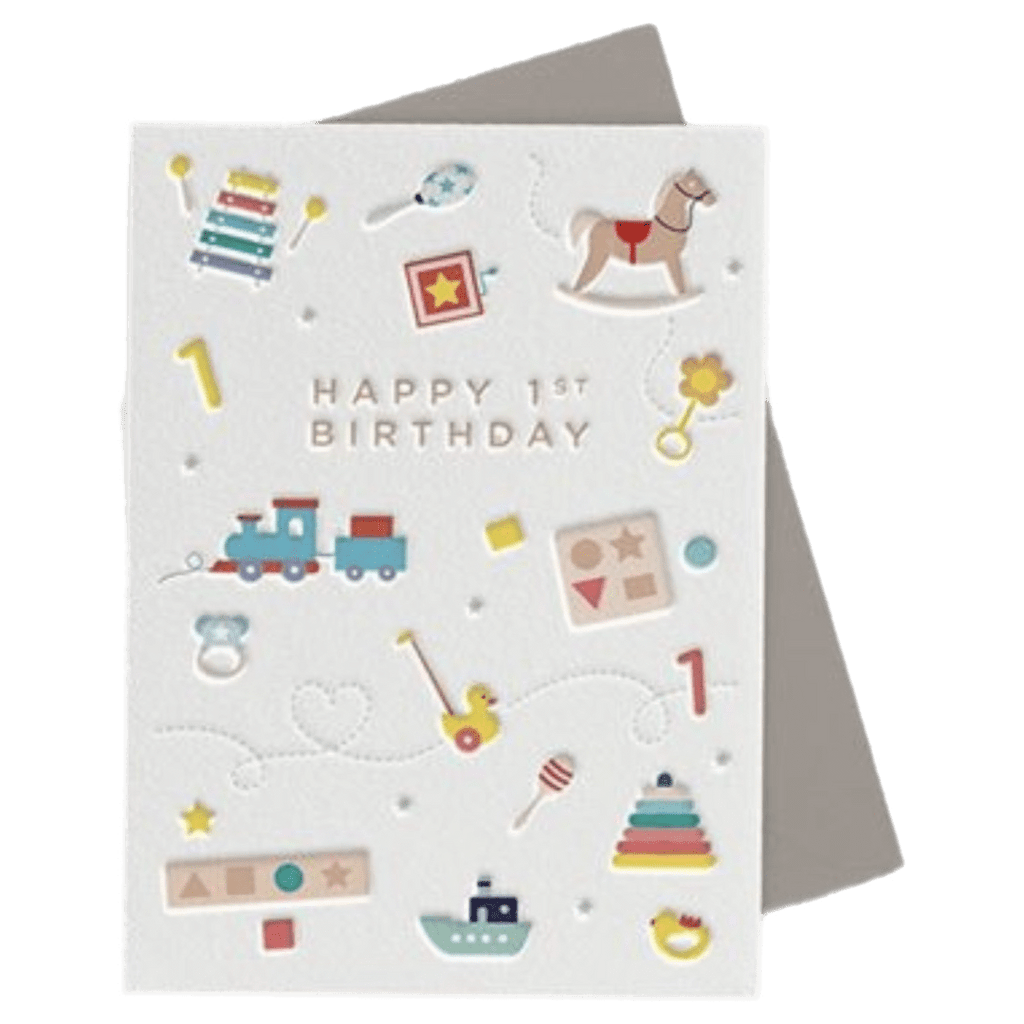 Heyyy Ltd 12 Months Plus Greeting Card - Age 1Traditional Toys