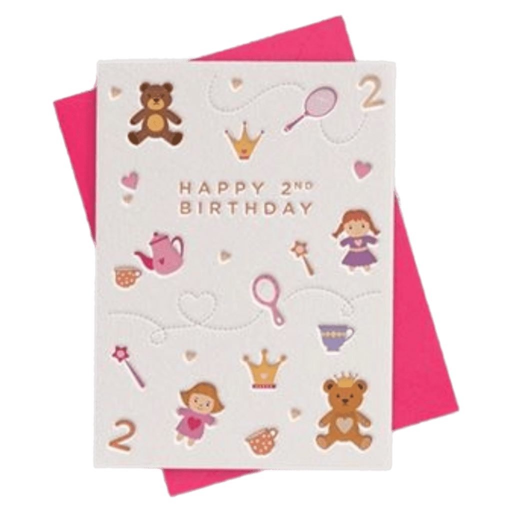 Heyyy Ltd 2 Plus Greeting Card - Age 2 Teddybear Picnic