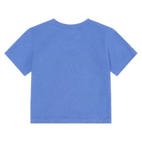 Huxbaby 3-6 Months to 5 Years Vintage Sport Hux Embroidered Tee S/Slv - Cobalt