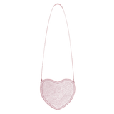 Huxbaby 3 Plus Strawberry Sequin Heart Bag - Strawberry Metallic