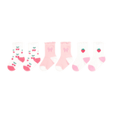 Huxbaby 6-12 Months to 3-5 Years 3Pk Girls Frill Socks - Multi