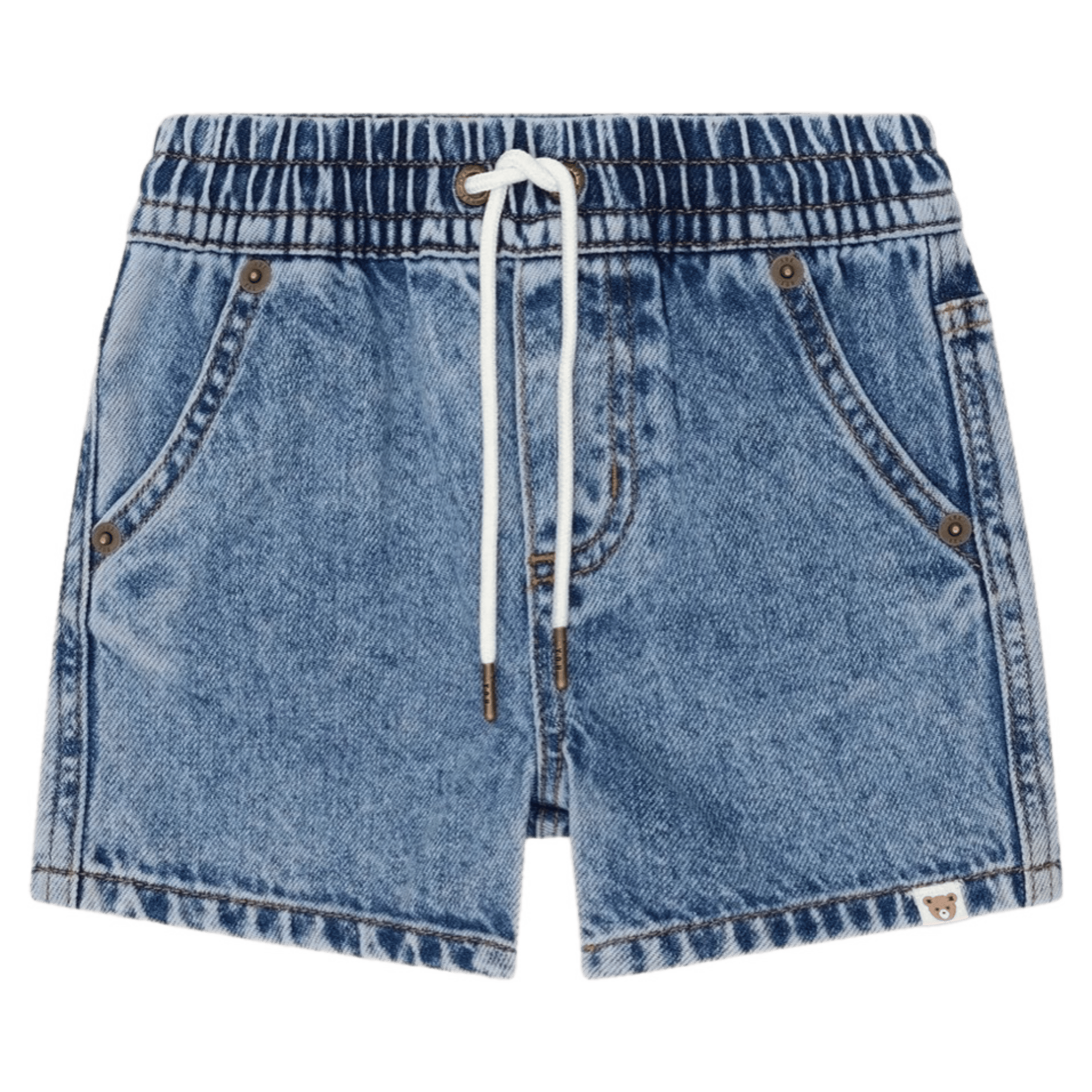 Huxbaby 6-12 Months to 5 Years Dreamy Denim Short - Denim