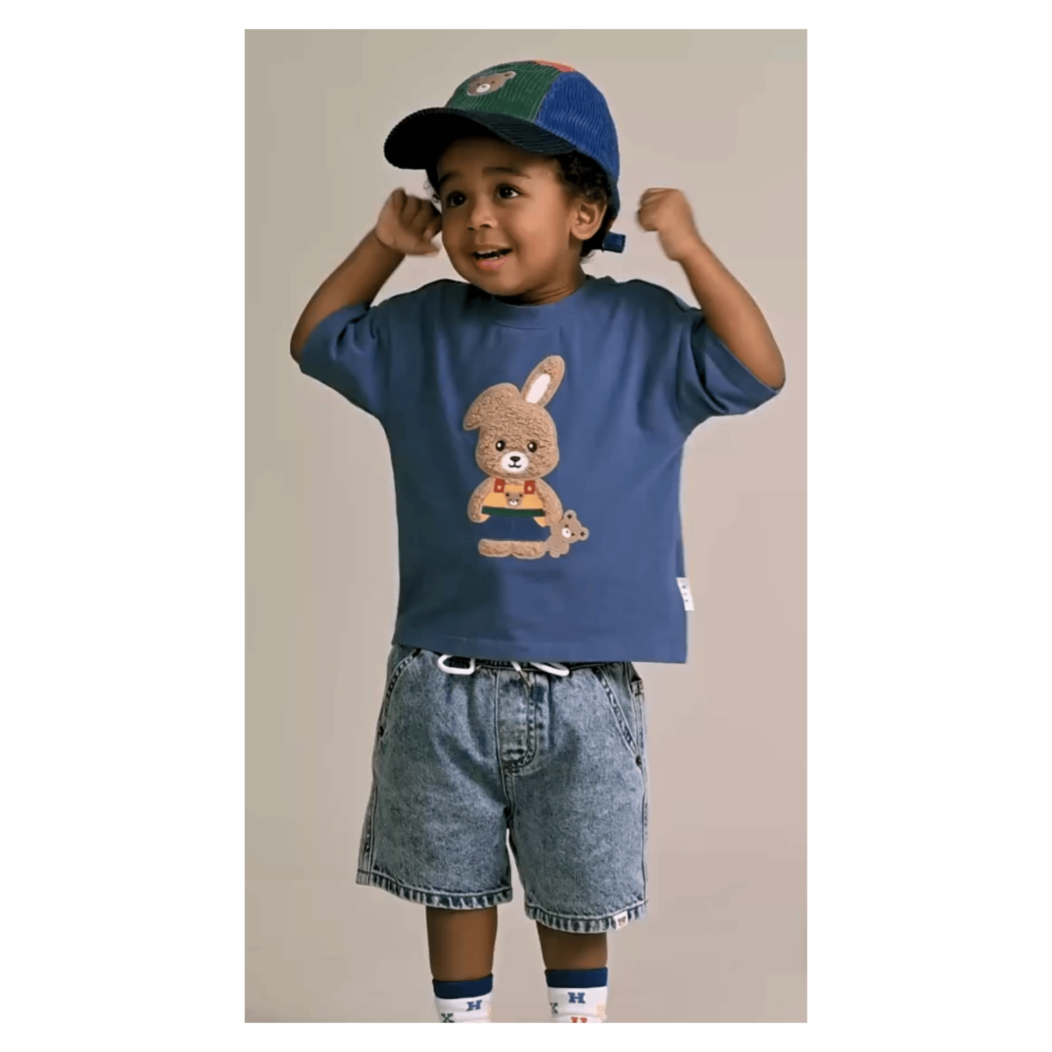 Huxbaby 6-12 Months to 5 Years Dreamy Denim Short - Denim