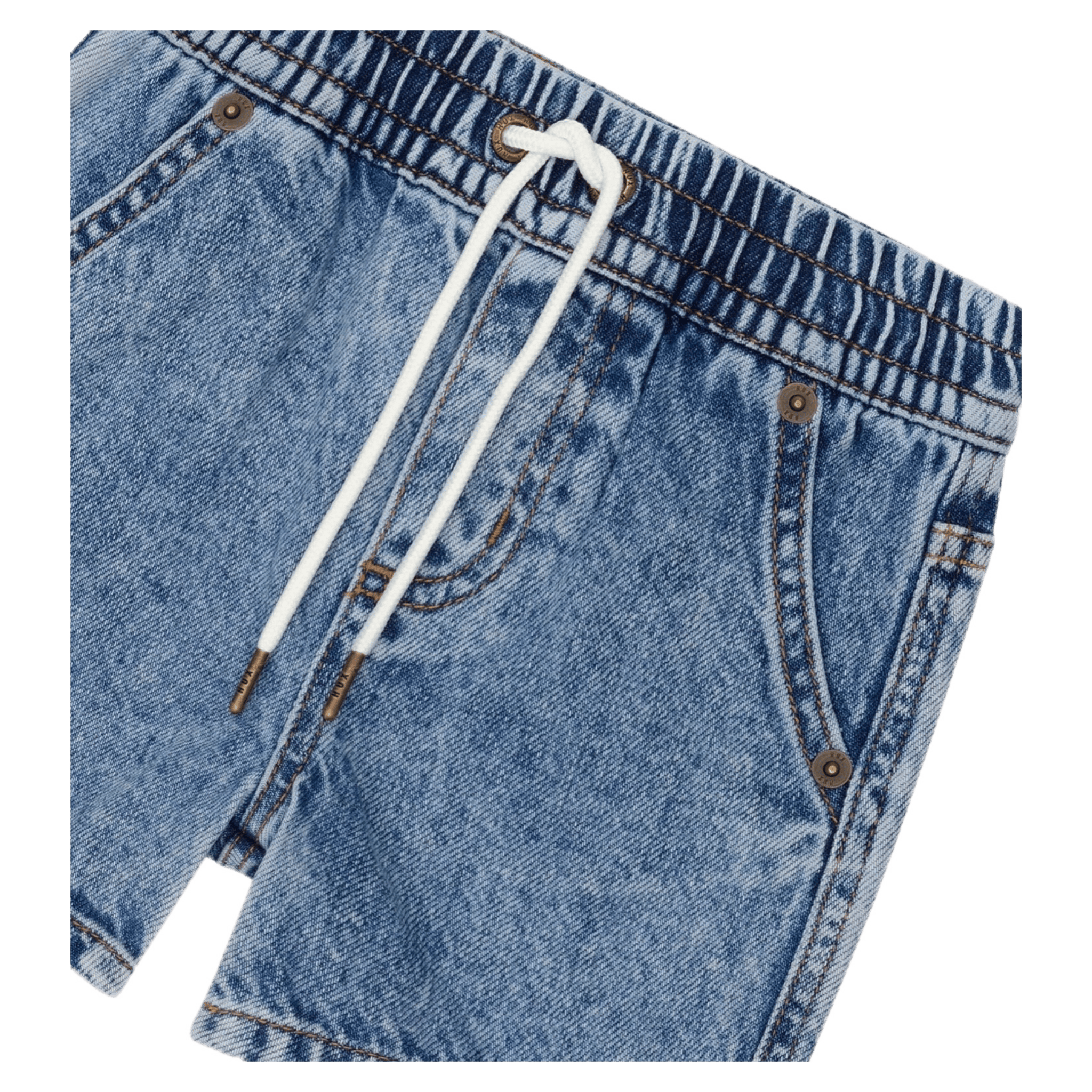 Huxbaby 6-12 Months to 5 Years Dreamy Denim Short - Denim