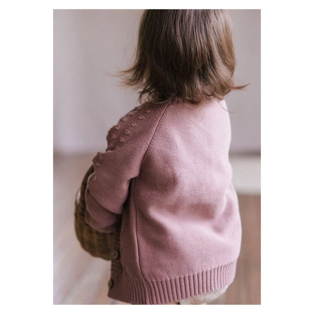 Jamie Kay 0-3 Months to 5 Years Cable Cardigan - French Rose