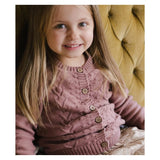 Jamie Kay 0-3 Months to 5 Years Cable Cardigan - French Rose