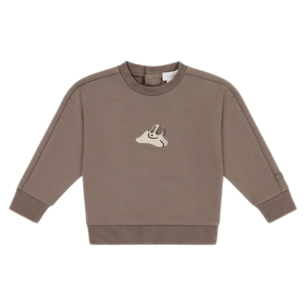 Jamie Kay 6-12 Months to 5 Years 6-12M Georgie Sweatshirt - Tweed Sasha Puppy