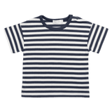 Jamie Kay 6-12 Months to 5 Years 6-12M Hunter Tee - Essential Stripe Charter/Cloud