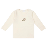 Jamie Kay 6-12 Months to 5 Years 6-12M Long Sleeve Top - Parchment Petite Goldie