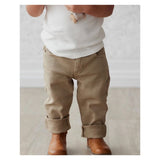 Jamie Kay 6-12 Months to 5 Years Austin Cotton Twill Pant - Woodsmoke