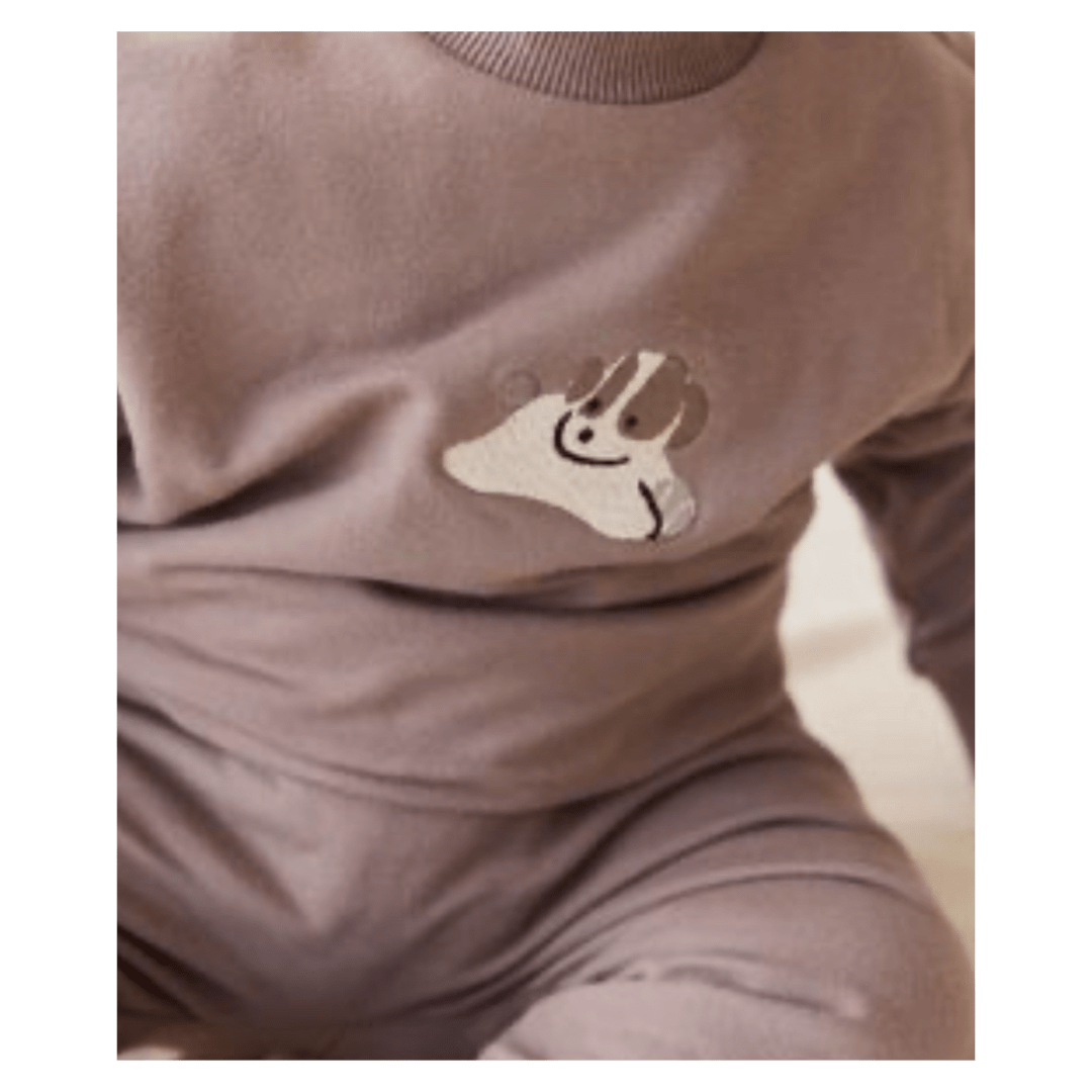 Jamie Kay 6-12 Months to 5 Years Georgie Sweatshirt - Tweed Sasha Puppy