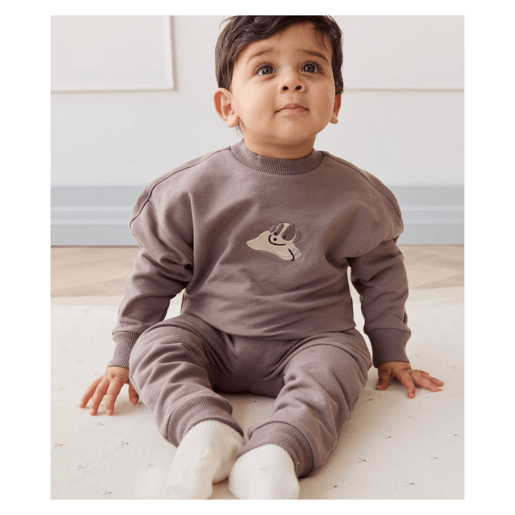 Jamie Kay 6-12 Months to 5 Years Georgie Sweatshirt - Tweed Sasha Puppy