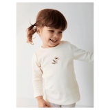 Jamie Kay 6-12 Months to 5 Years Long Sleeve Top - Parchment Petite Goldie