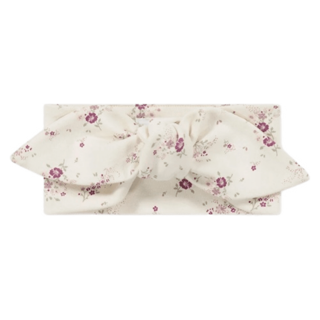 Jamie Kay Baby to Child Baby Headband - Sweet William Floral Natural