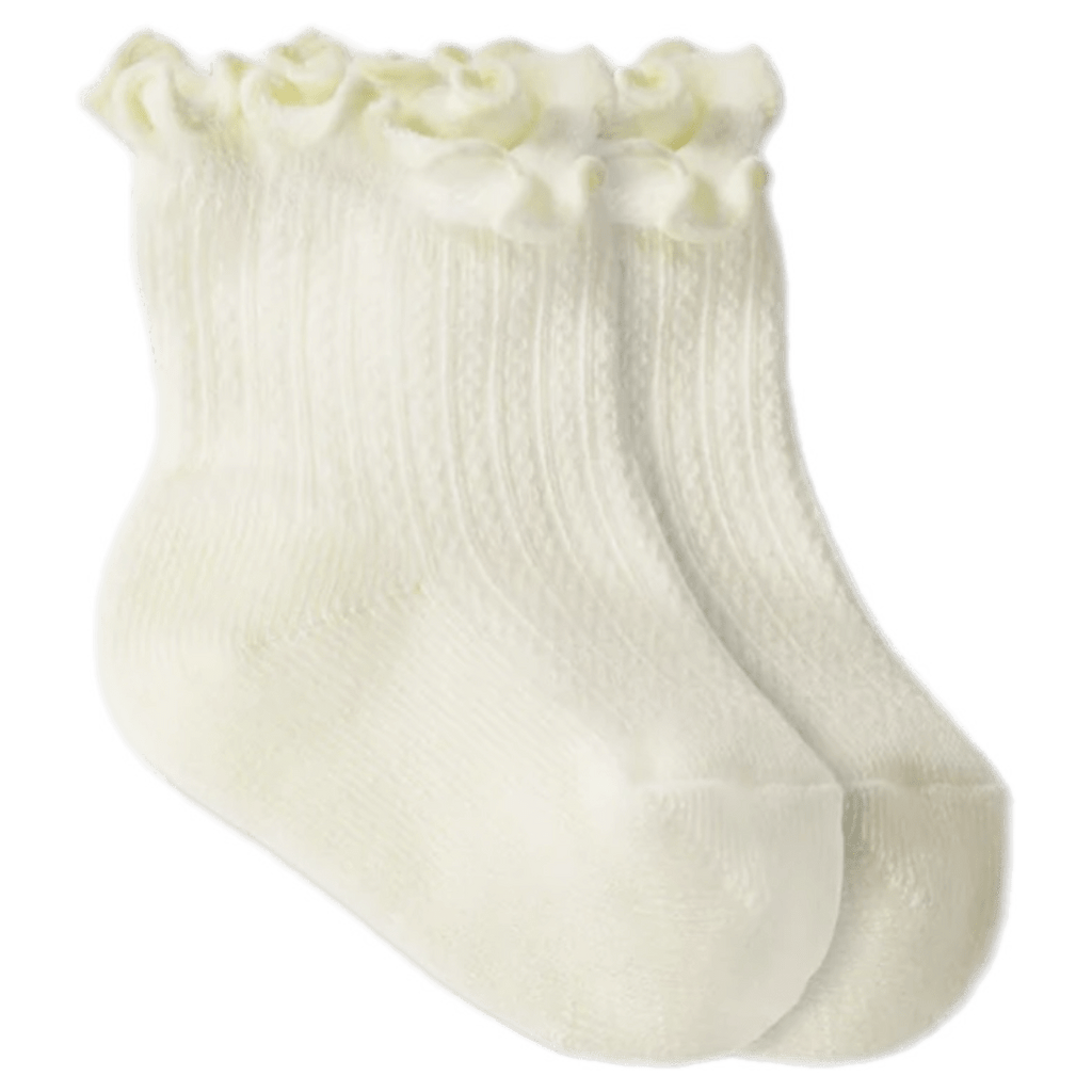 Jamie Kay Newborn to 4-6 Years NB Alison Sock - Parchment Moons Garden