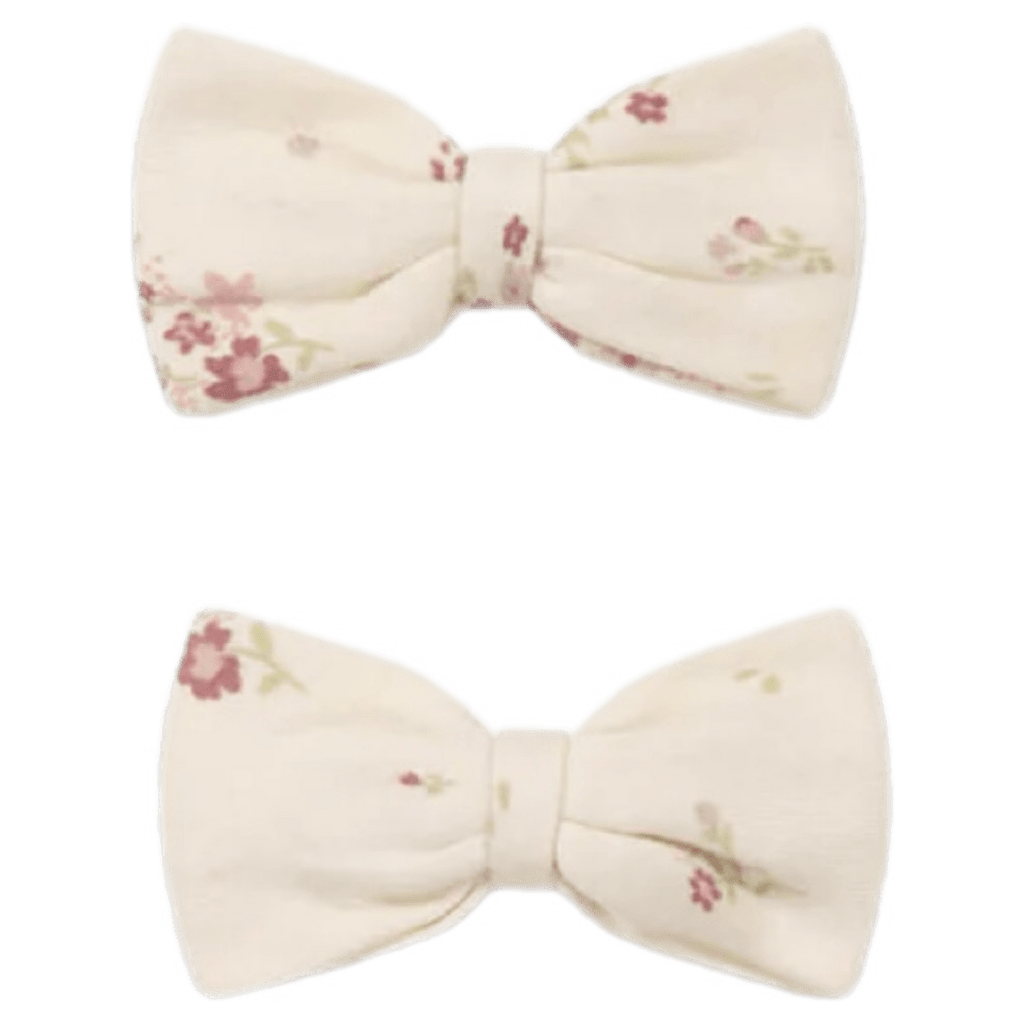 Jamie Kay One Size Bow 2 Pack - Lauren Floral Tofu