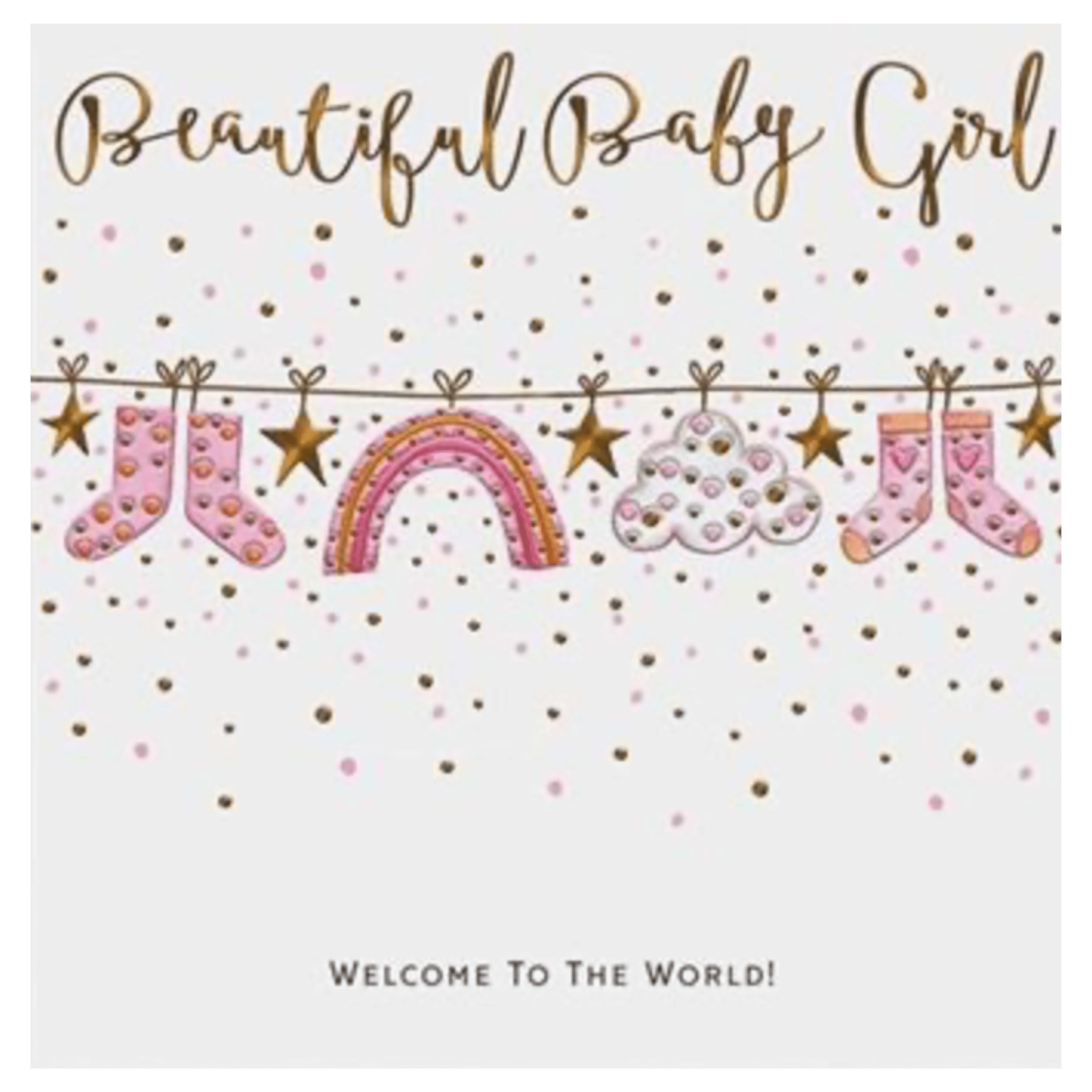 Janie Wilson Birth Plus Greeting Card - Beautiful Baby Girl