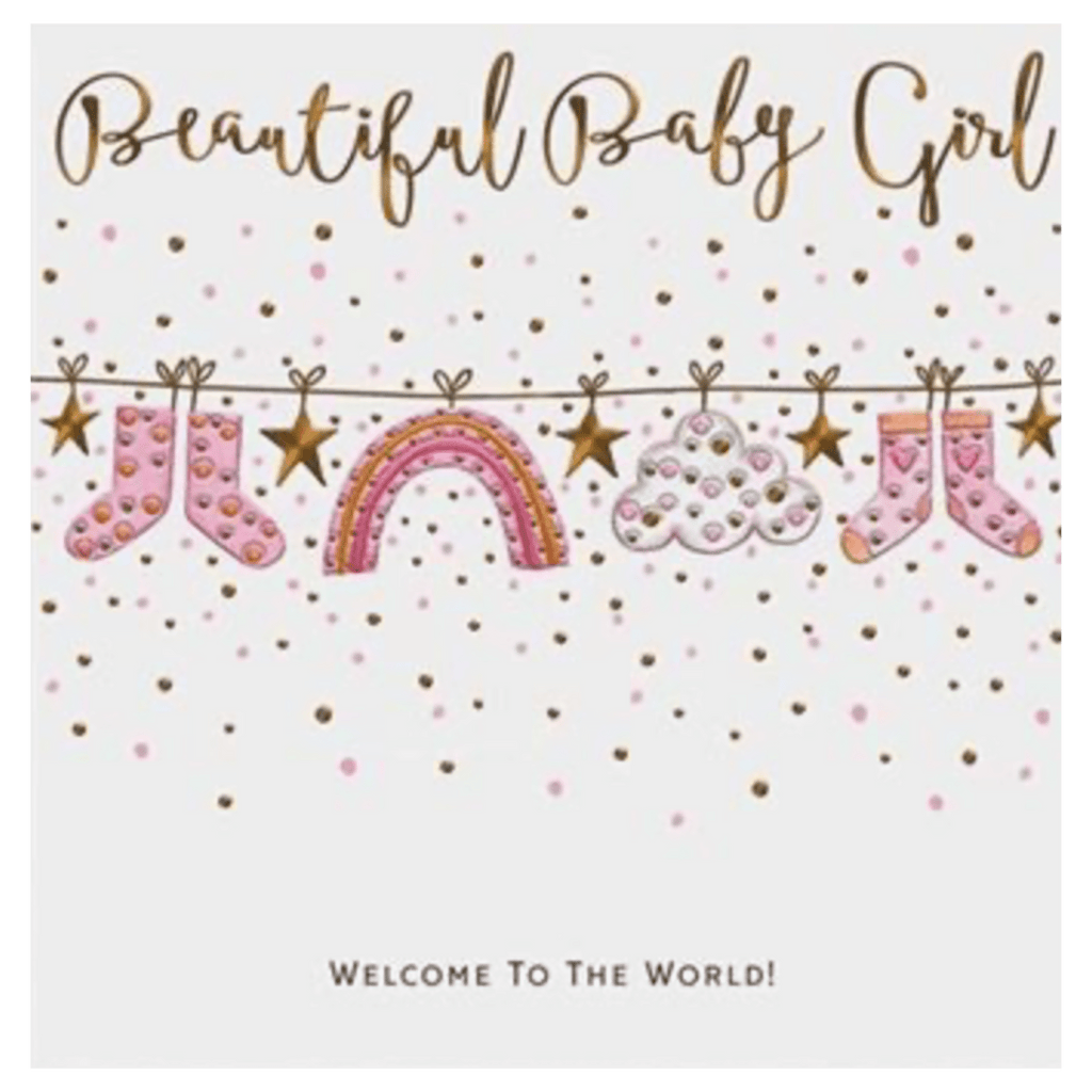 Janie Wilson Birth Plus Greeting Card - Beautiful Baby Girl