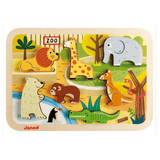 Janod 18 Months Plus Chunky Puzzle - Zoo