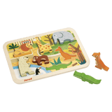 Janod 18 Months Plus Chunky Puzzle - Zoo