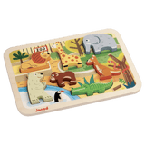 Janod 18 Months Plus Chunky Puzzle - Zoo
