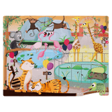Janod 2 Plus 20 Pc Tactile Puzzle - Zoo
