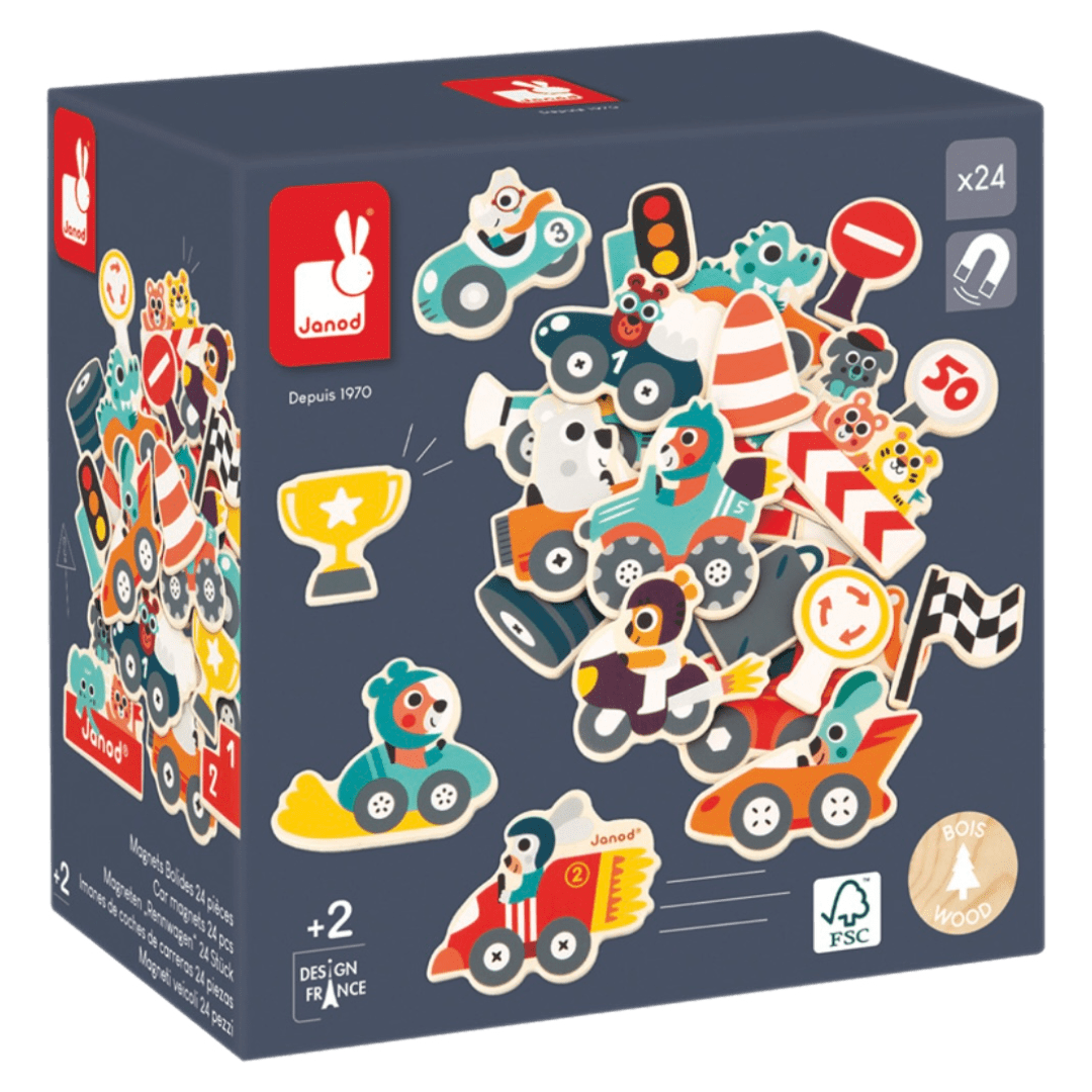 Janod 2 Plus Car Magnets