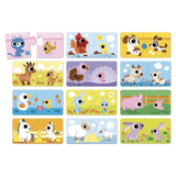 Janod 2 Plus Parent & Baby Animal Puzzle