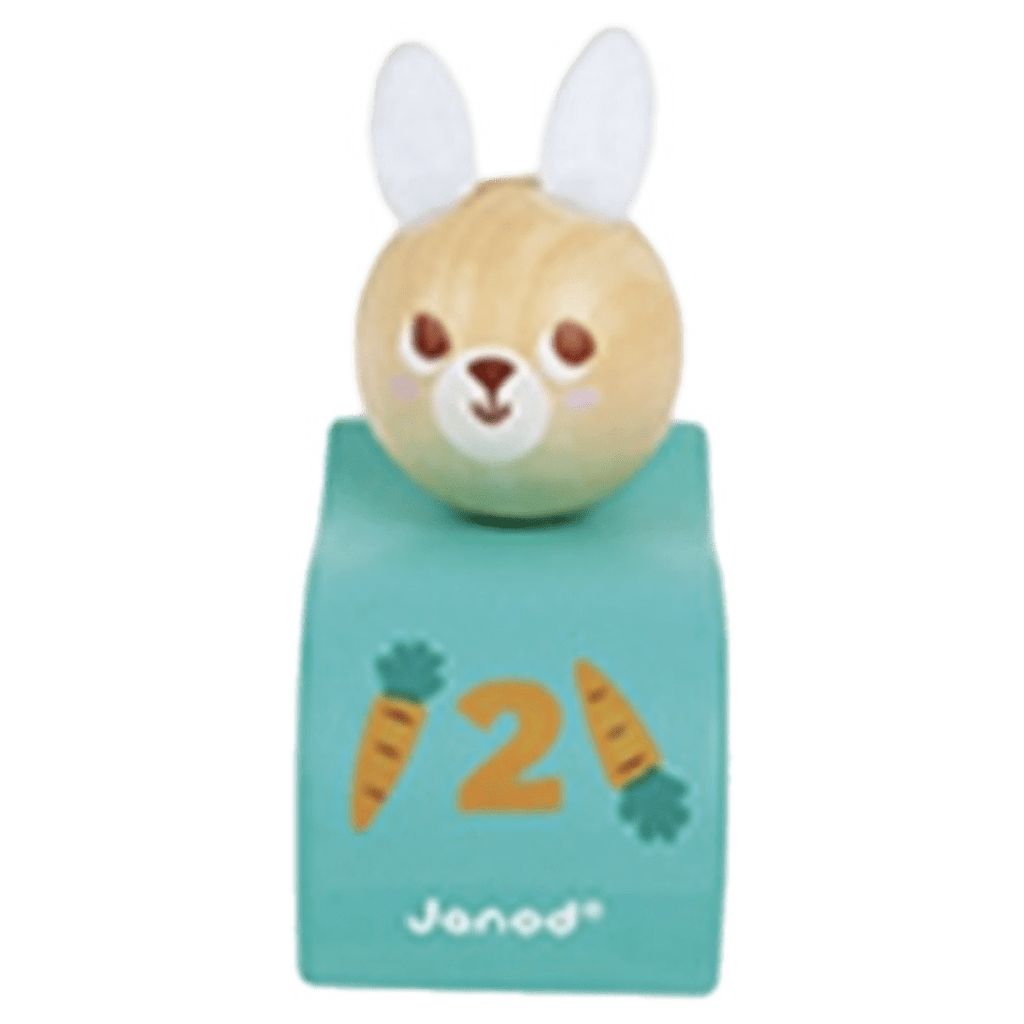 Janod 2 Plus Rabbit Pull Back Cars