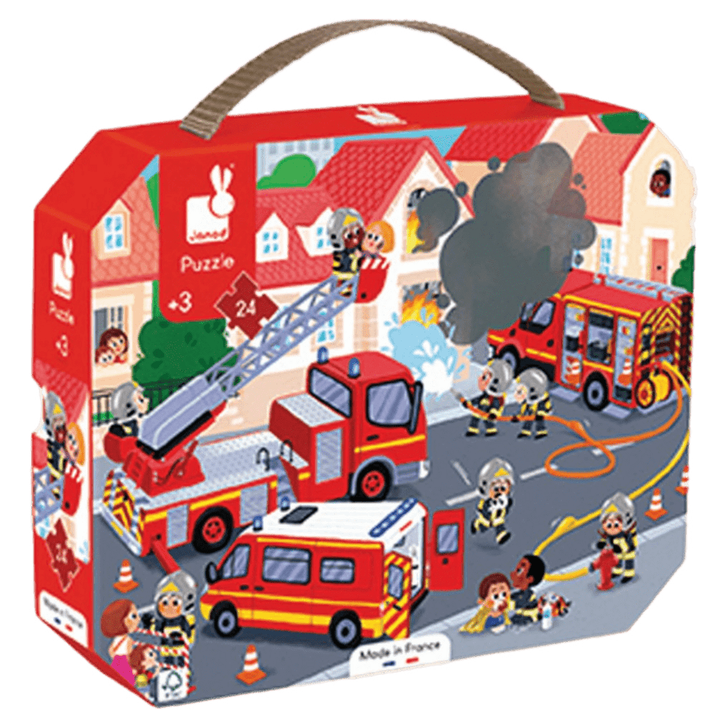 Janod 3 Plus 24 Pc Puzzle - Firemen