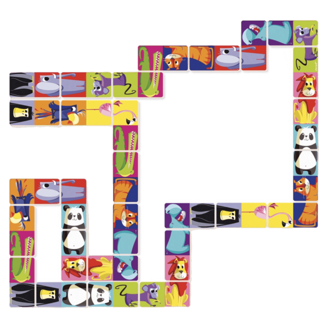 Janod 3 Plus Giant Dominos - Jungle
