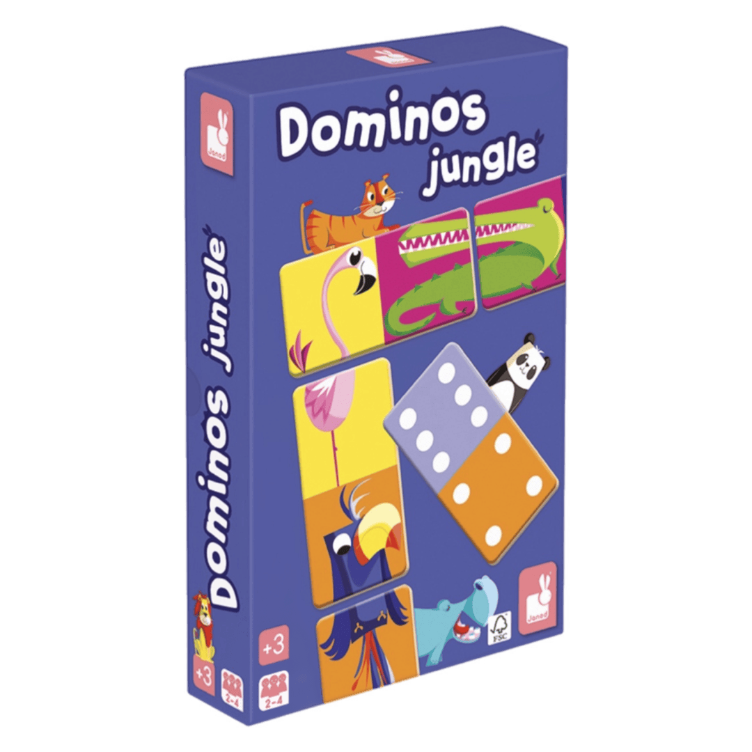 Janod 3 Plus Giant Dominos - Jungle