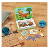 Janod 3 Plus Magnetic Book - Animals