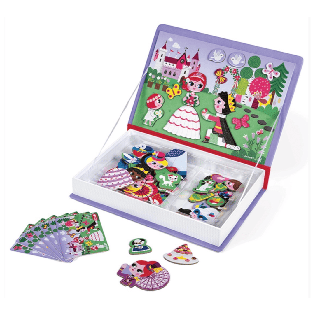 Janod 3 Plus Magnetic Book - Princess