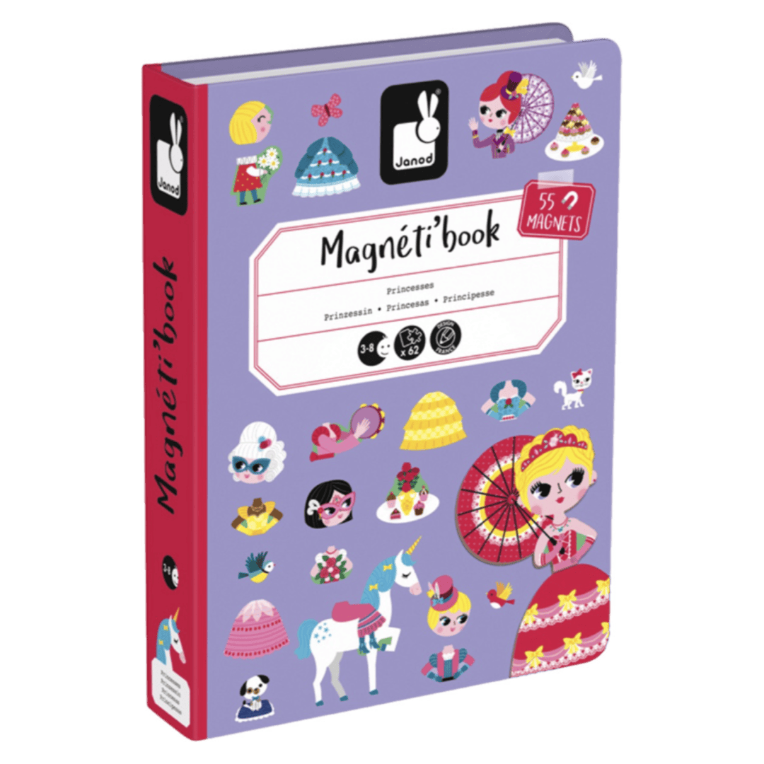Janod 3 Plus Magnetic Book - Princess