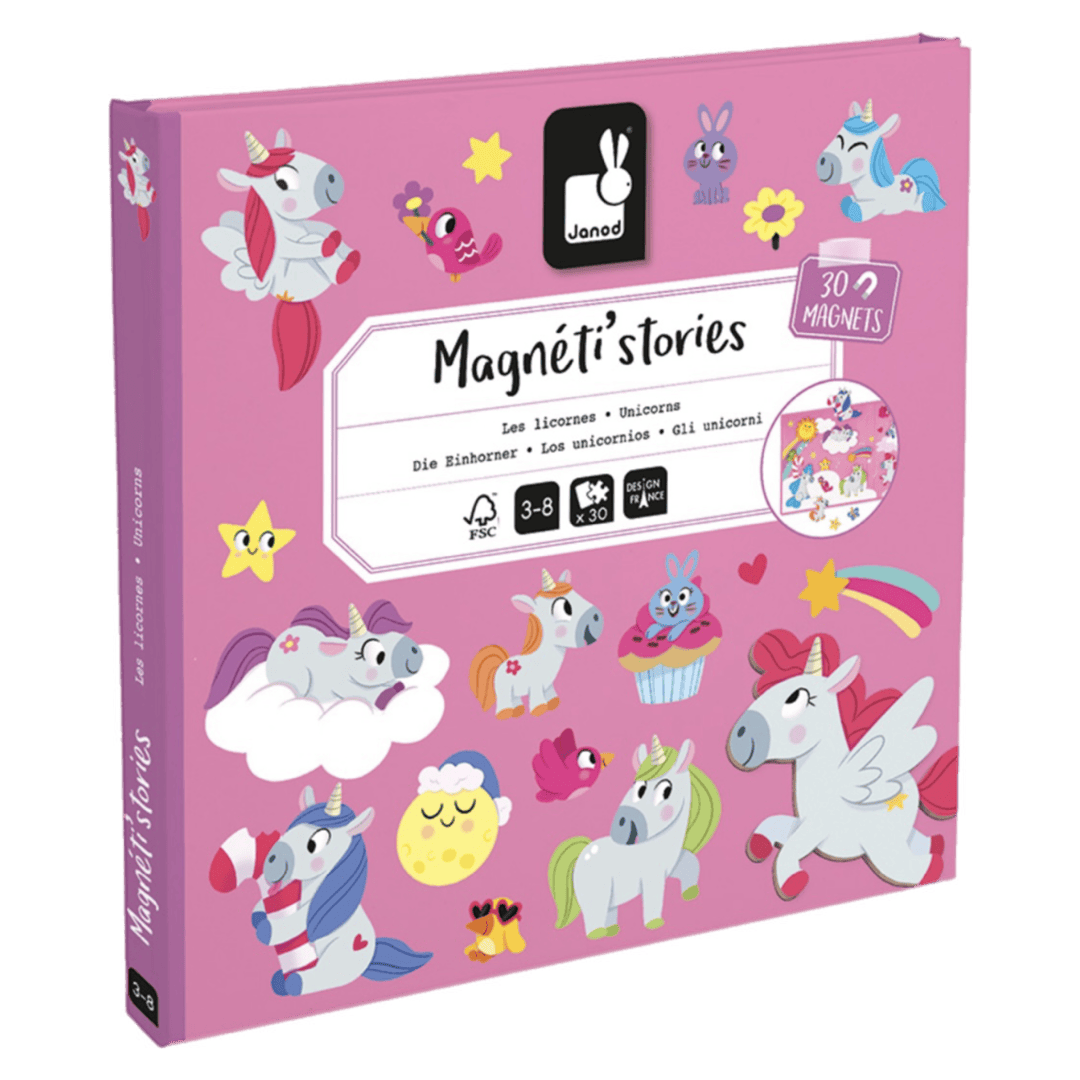 Janod 3 Plus Magnetic Stories - Unicorn