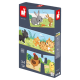 Janod 3 Plus Trio Puzzles