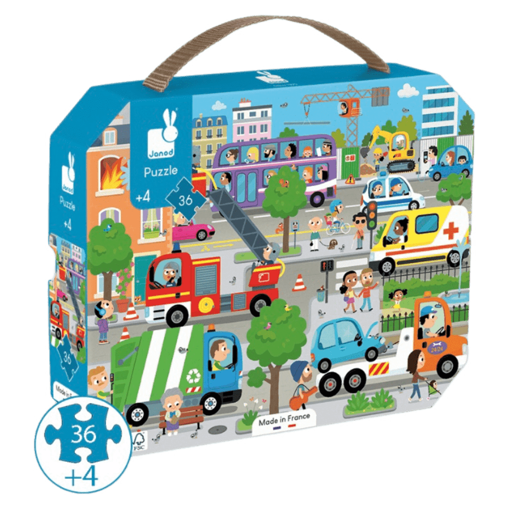 Janod 4 Plus 36 Pc Puzzle - City