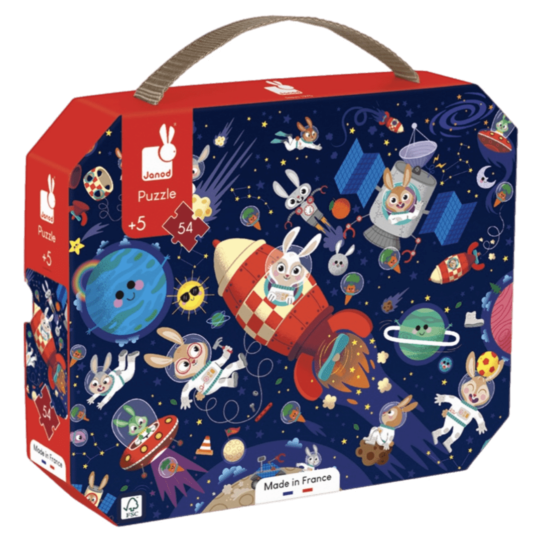 Janod 5 Plus 54 Pc Puzzle - Rocket