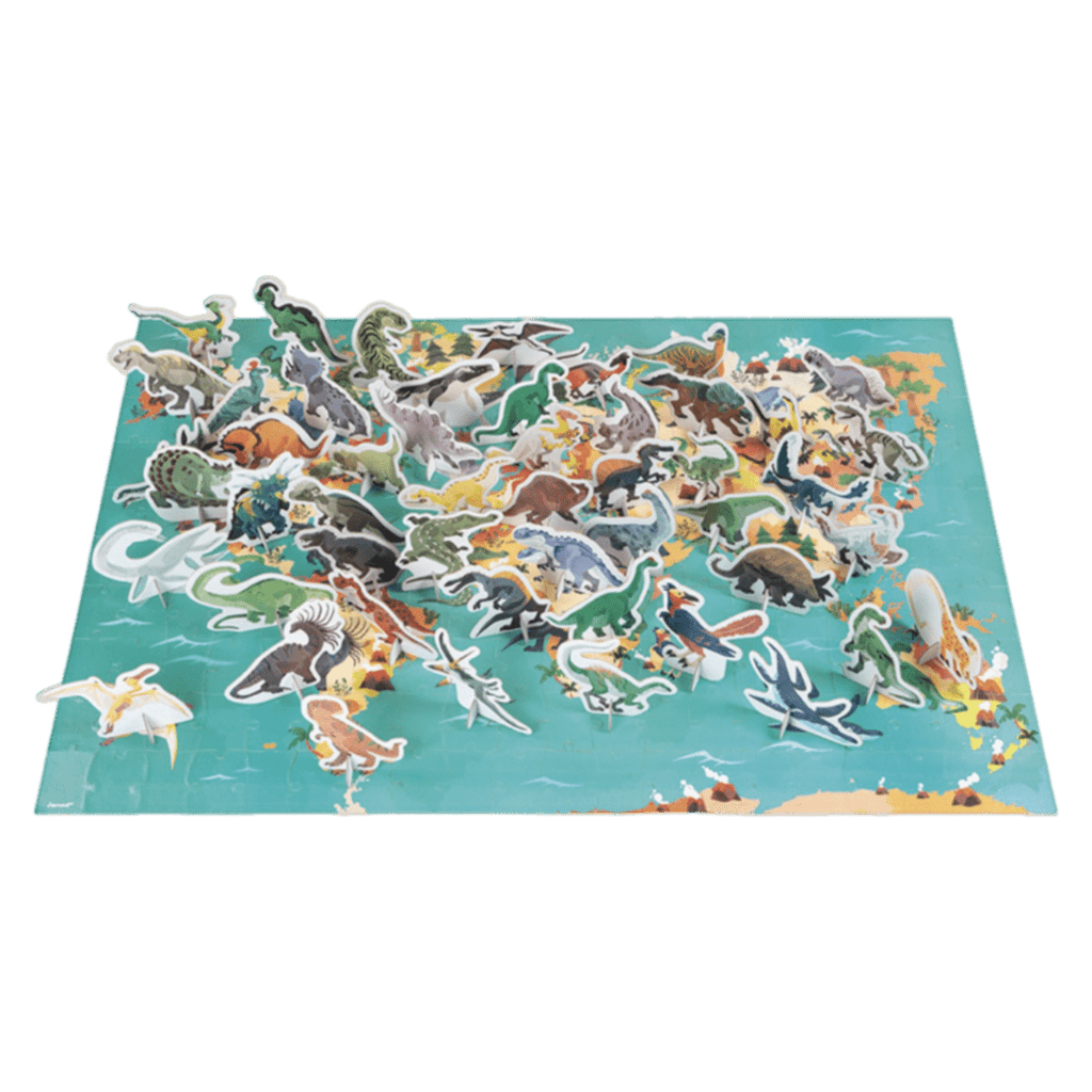 Janod 6 Plus 200 Pc Educational Puzzle - Dinosaur