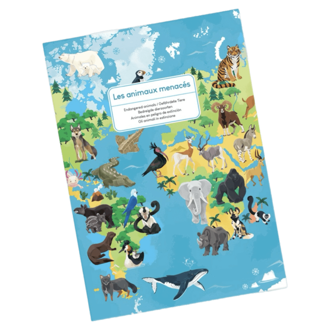 Janod 6 Plus 200 Pc Puzzle - Endangered Animals