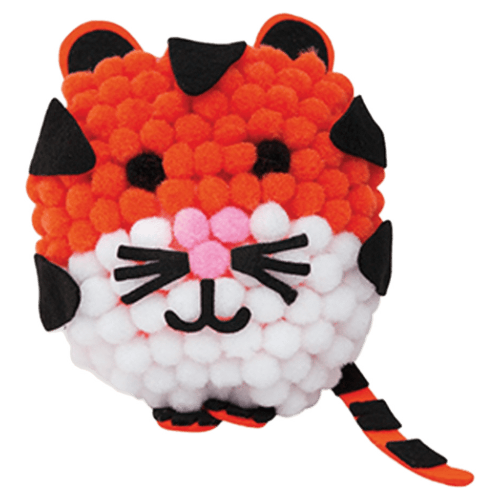 Janod 6 Plus Mini Pom Pom Tiger to Make