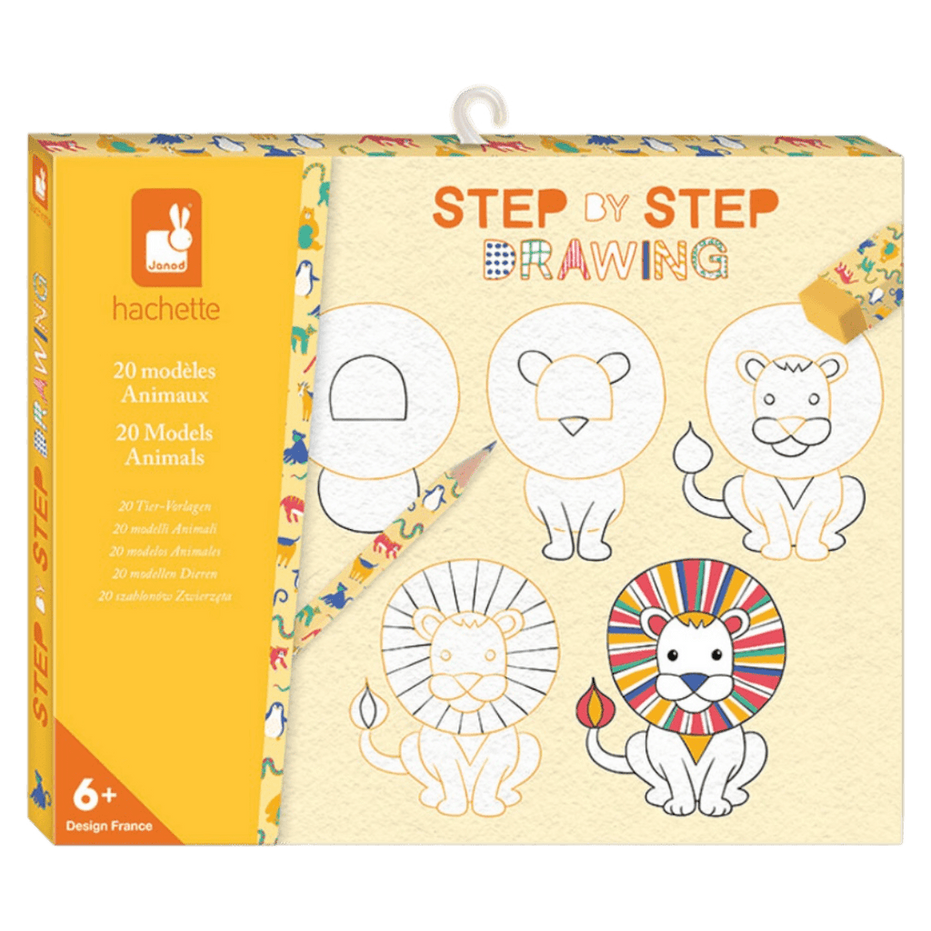 Janod 6 Plus Step By Step Drawing Animals