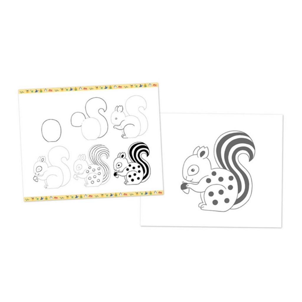 Janod 6 Plus Step By Step Drawing Animals