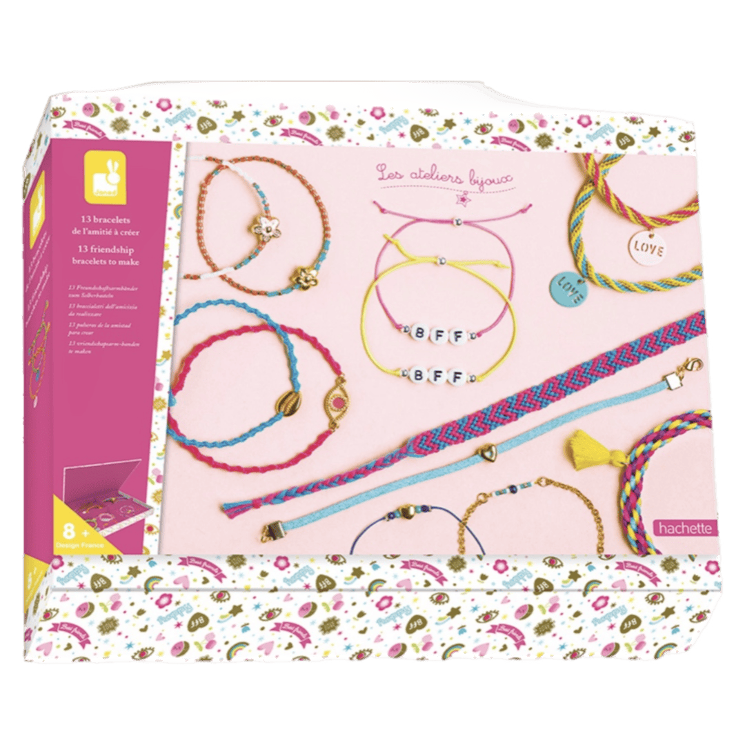 Janod 8 Plus Friendship Bracelet Kit