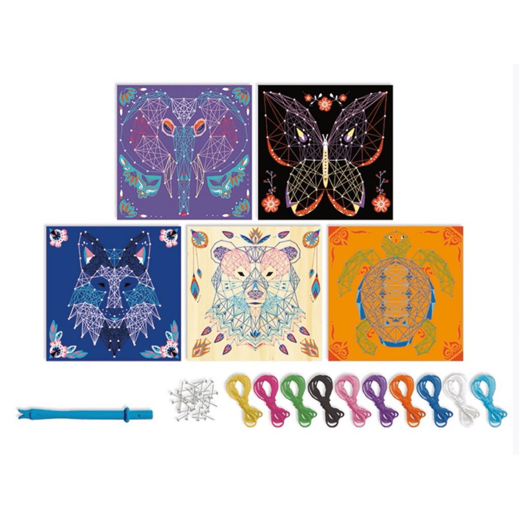 Janod 8 Plus String Art Animals